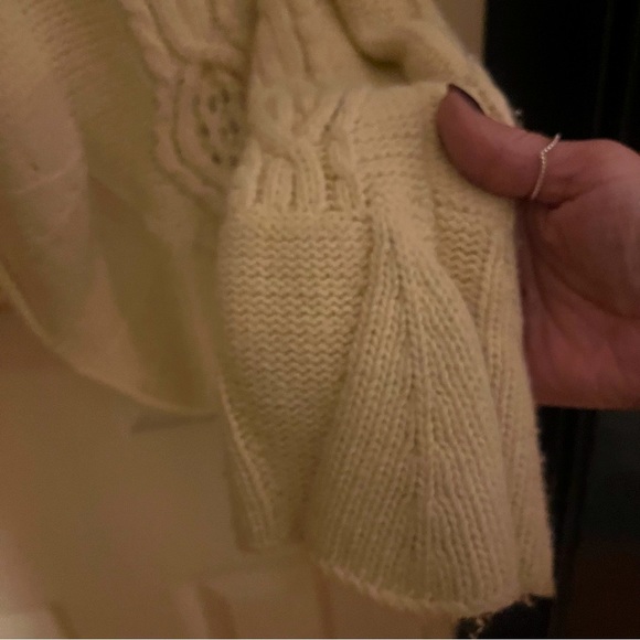 Boston Proper Sweaters | Lambswool Cardigan Cableknit - Picture 3 of 5